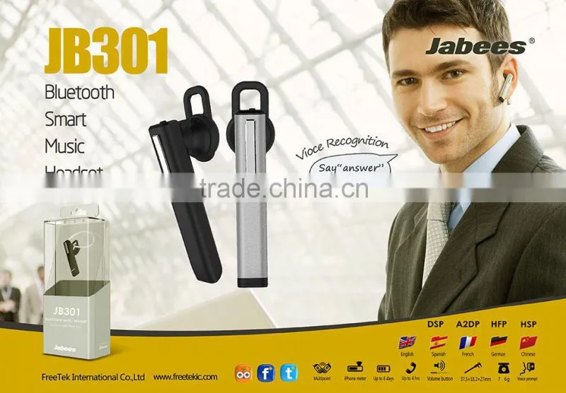 factory design portable in ear music mono Bluetooth V3.0 wireless earphone