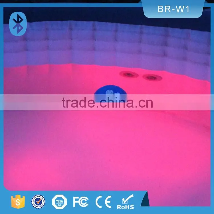 2016 hot selling bluetooth 4.1 IPX7 waterproof floating wireless water pool speaker for swimming