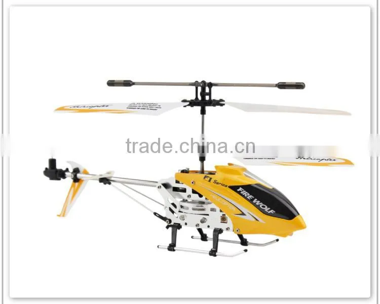 F101B 3.5 CH IR RC Helicopter Mini Metal Remote Control Helicopter Gyro RTF