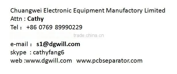 multi blades pcb depaneling machine manufactory