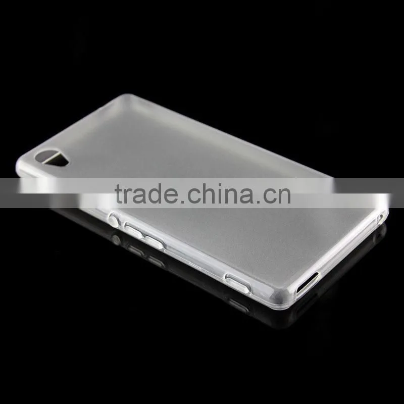 glossy frosted gel skin for Xperia M4 Aqua