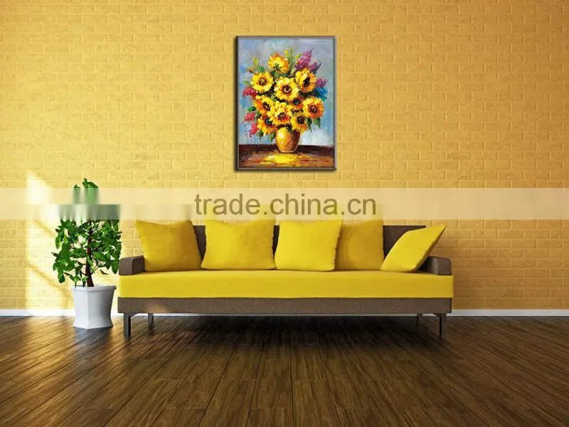 01-045 Large Size Canvas Printing Paint Flower Painting For Living Room OR Bedroom For Decoration