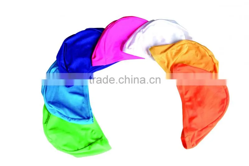 low profit lycra swimming caps made of lighted Lycra fabrics for promotion