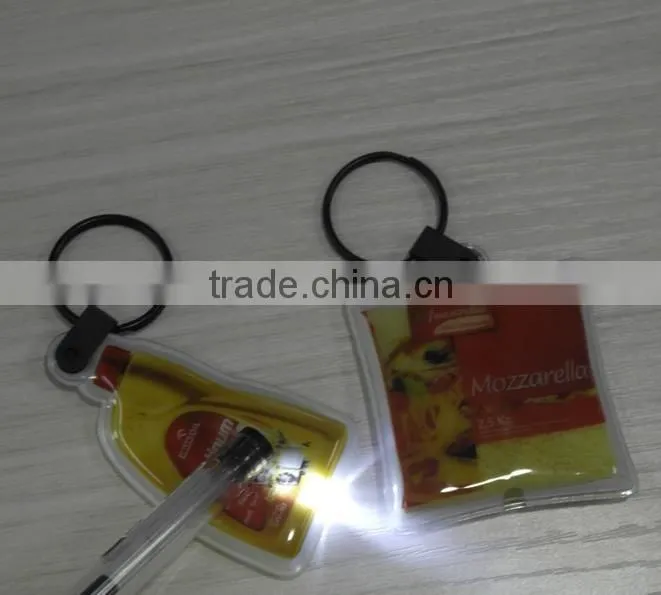 Hot selling squeeze keychain/LED keychain with cheap price
