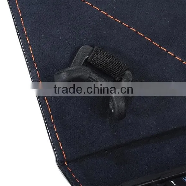 universal bluetooth leather keyboard tablets case , wireless keyboard for android tablets