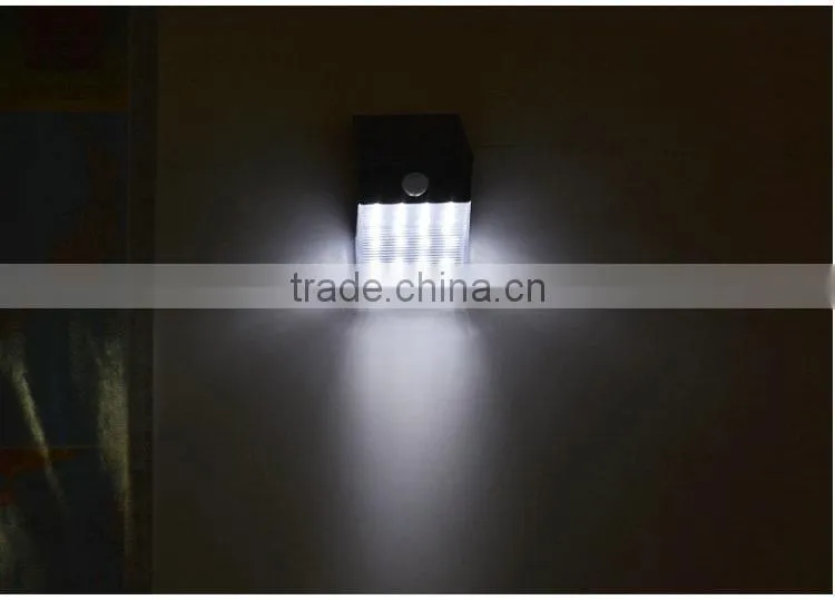 Quality goods 12 led solar human body induction lamp solar wall lamp solar garden lamp triangle shape led light