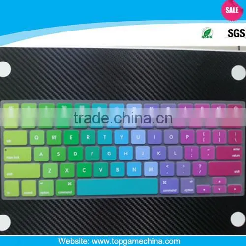 Compatible price For Macbook air 13" 15" silicone rubber keyboard protector
