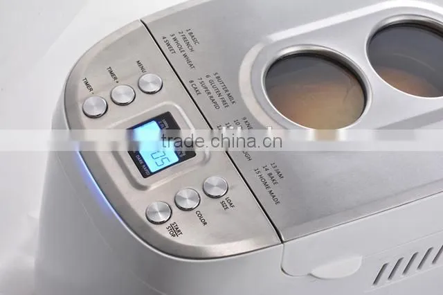 2016 New Double Hooks 3.0LB bread maker for home with type flower