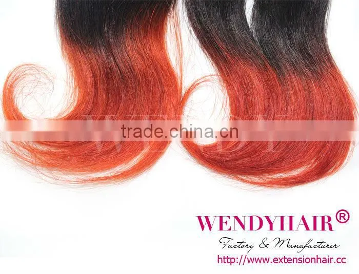 2016 new arrival cheap virgin Malaysian hair 100% human hair red color