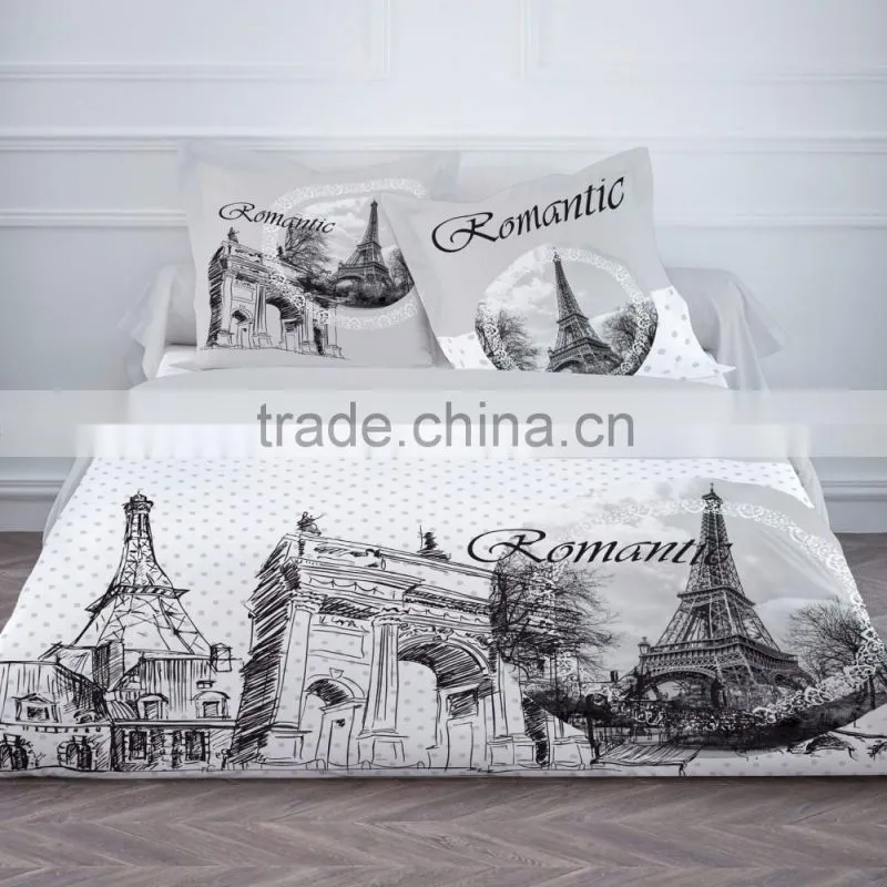 100% Cotton Cheap Custom Soft Home Bedding Set
