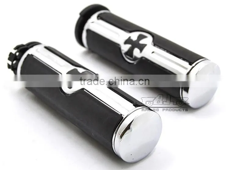 BJ-HB-053 Aftermarket Aluminum 1" Motorcycle Handlebar Handle Grips for Harley Davidson