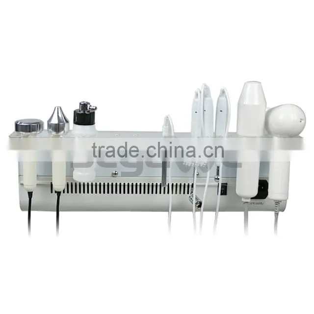 7in1 High frequency Galvanic Ultrasonic Spot Removal Facial Brush Vacuum Machine
