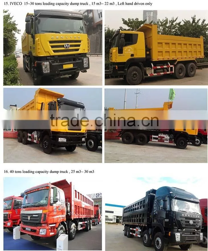 10 wheels truck tipper