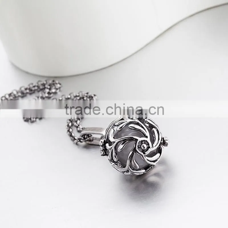 OEM Gold Filigree Cage Pregnancy Necklace