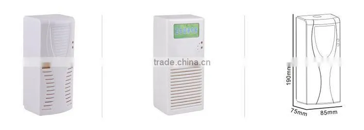 hotel bathroom electric spray air freshener dispenser with fan