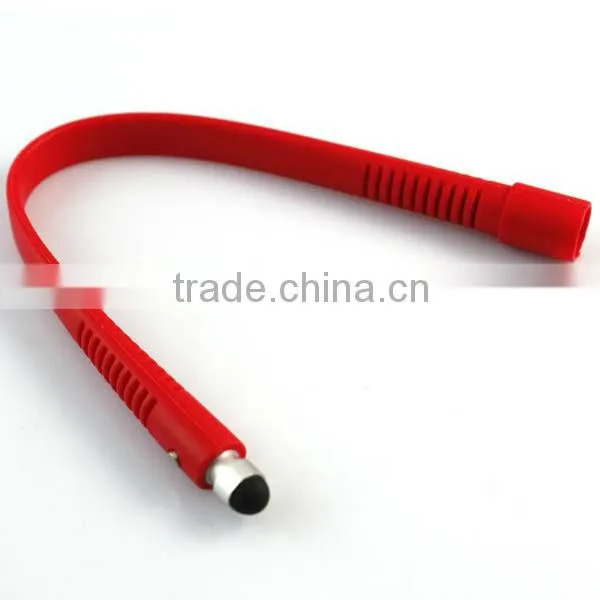 Creative Bendable Wrist Silicon Tocuh Pen Stylus