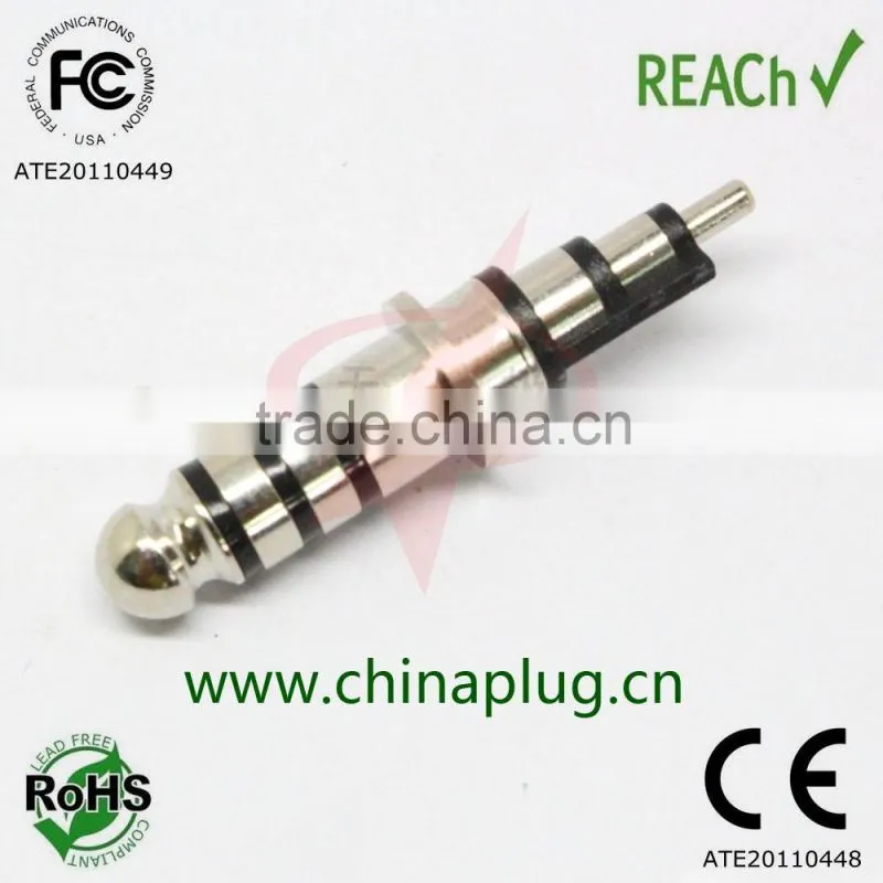 7.1mm plug connector jack 4 pole for walkie talkie interphone