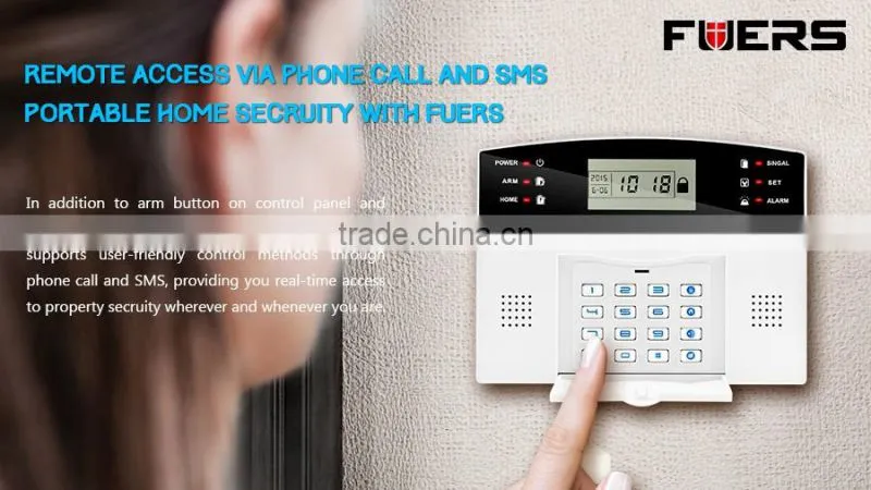 New Combination YL-M2B LCD Screen Smart Wireless GSM Home Alarm System