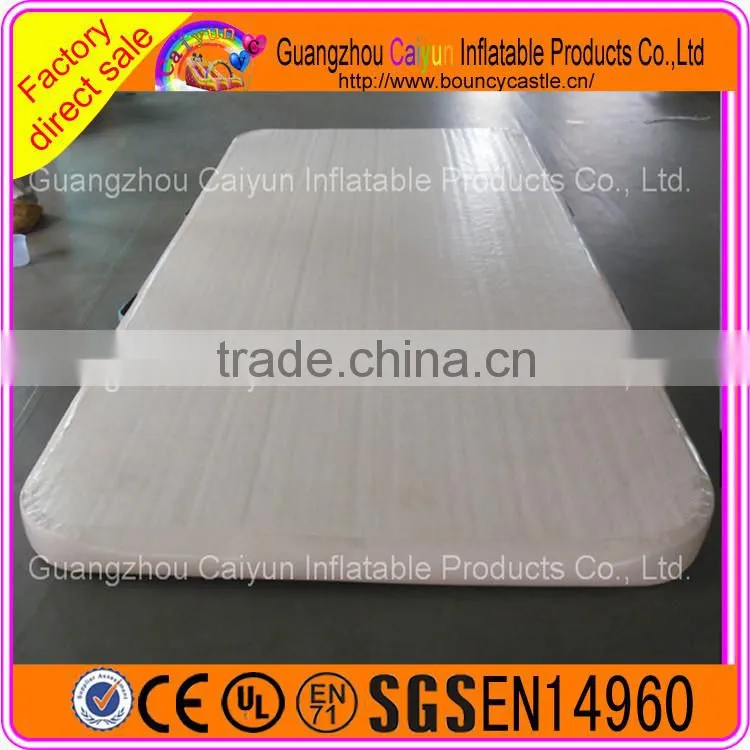 White Gymnastic Training Inflatable Air Track For Sale