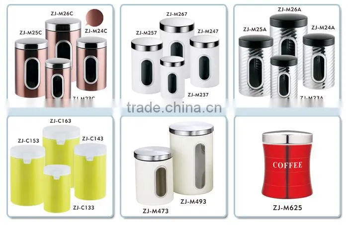 high quality cheap stainless steel kitchen jar