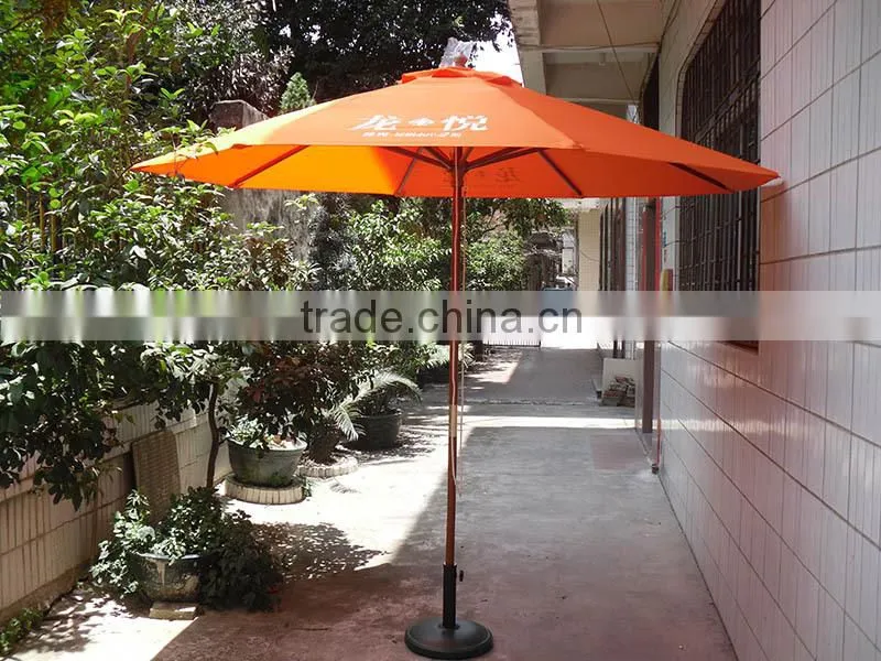 High quaity outdoor garden umbrella on sale with logo printing