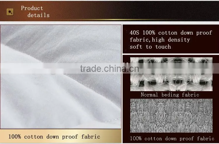 Hotel down filling mattress pad