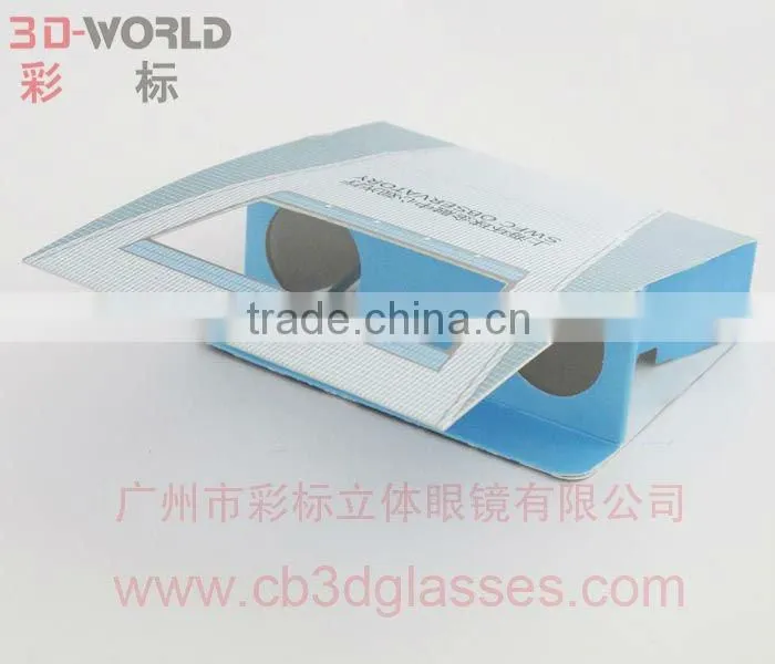 2012 hot selling 3d promotional paper telescope