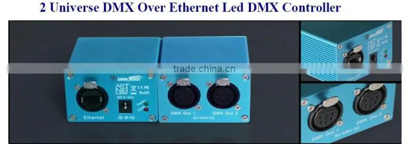 ShowJockey Compatible Madrix Artnet to DMX 8 Universe Madrix LED Lighting Control DMX