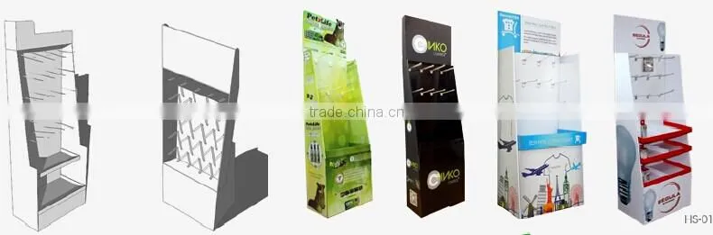 Retail Store Corrugated Cardboard Display for Gift Bag