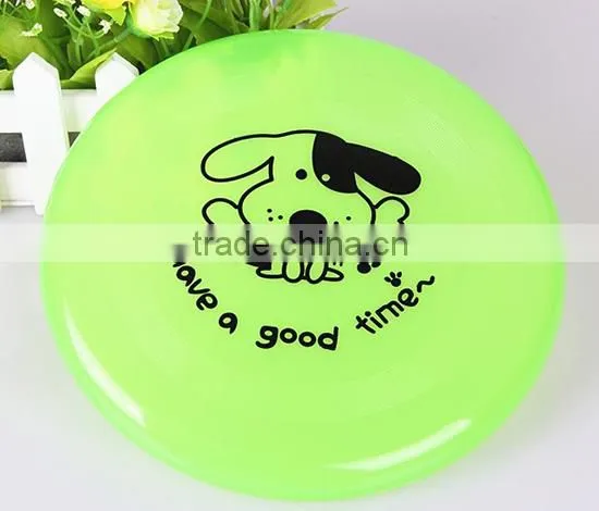 promotional and good quality plastic pet dog frisbee