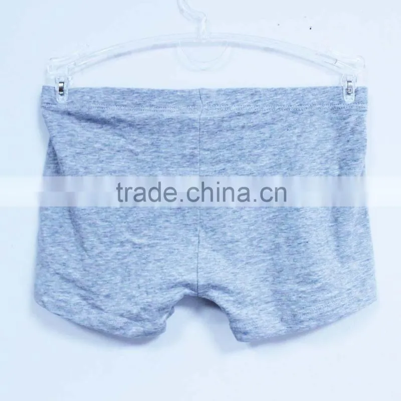 China children's underwear factory boy boxer plain color boys underwear for your design