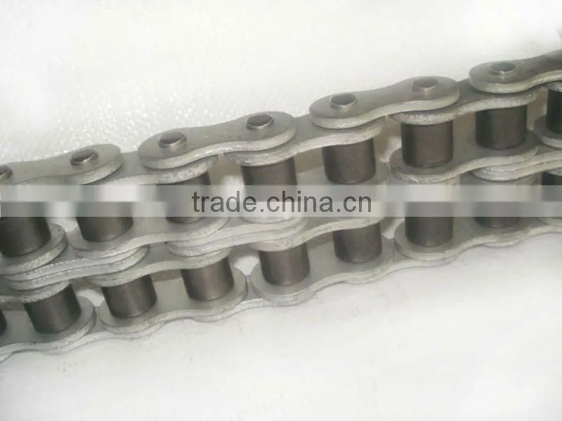 Short pitch duplex roller chain 100-2 with dacromet plated
