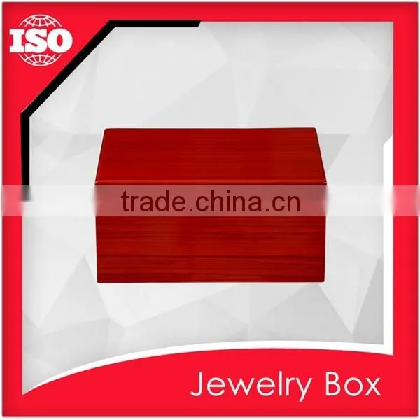 High-end wooden craft packing box with mirror