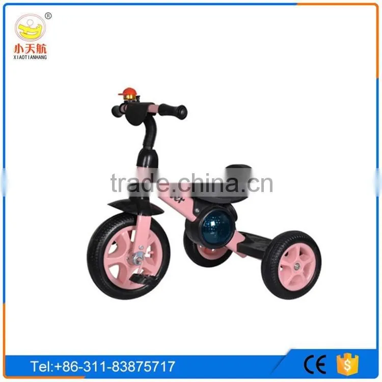 2016 hot selling pusher three wheel baby walker for big babies