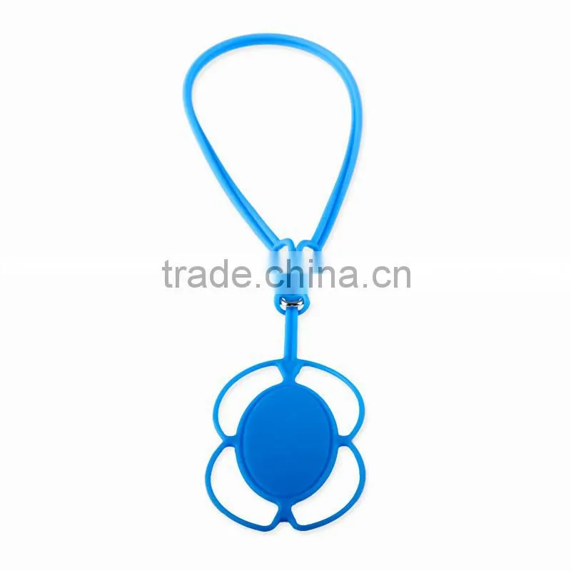 lanyard silicone for iphone , silicone case strap exibition promotional gift