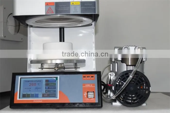 2015 new CE certified porcelain denture sintering furnace with vacuum pump