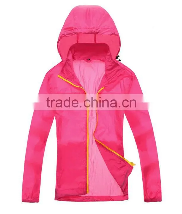 Purple women cheap summer windbreaker jacket