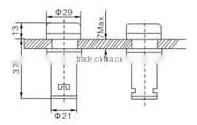 GD16-22D/S CNGAD GD16 industrial led panel light 220V 6V 12V 24V