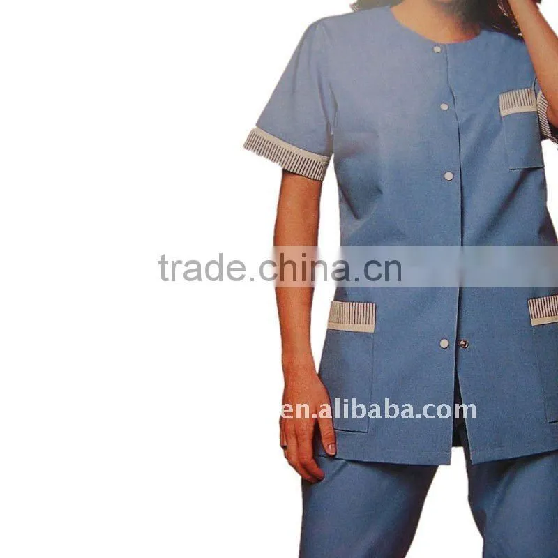 Medical Nursing V Neck Scrubs from China