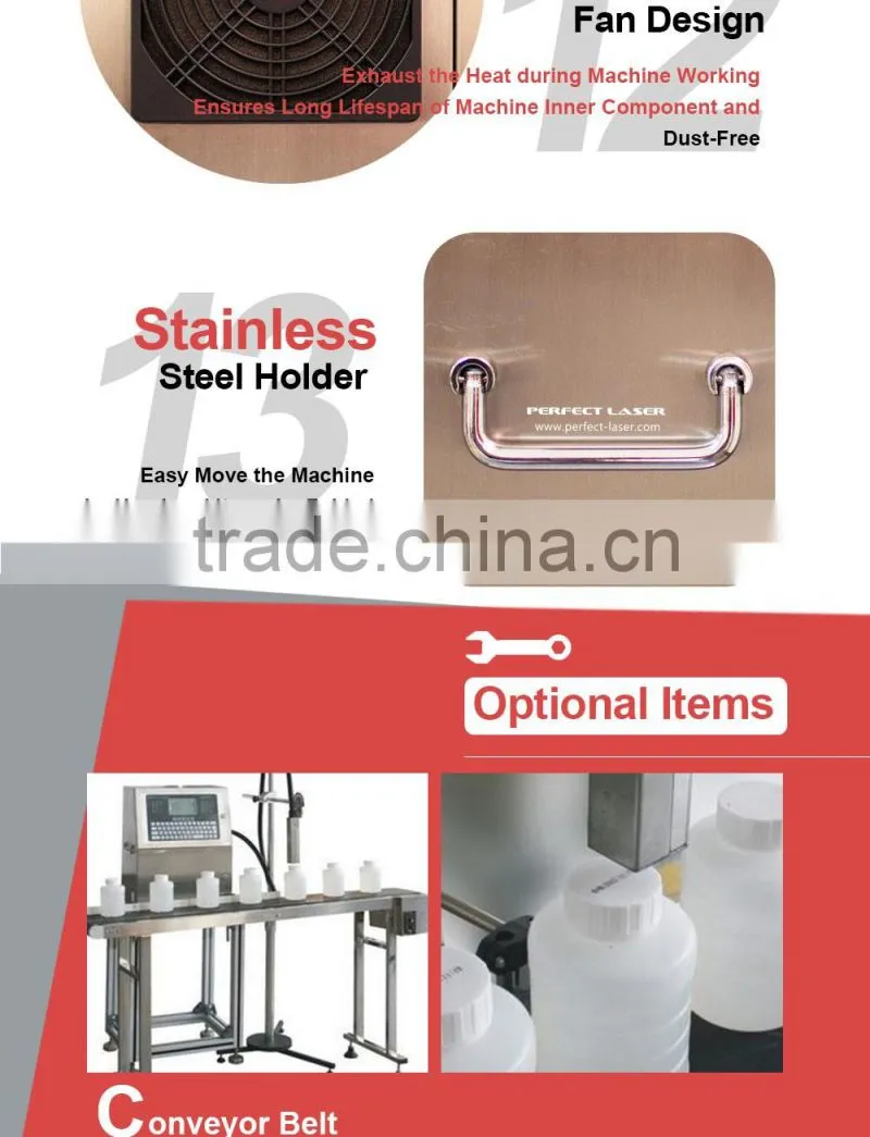 Auto Time/Date/Number/character inkjet printer/coding/printing machine for bottle/Wire / Cable / Wood / Metal / Egg/Bag