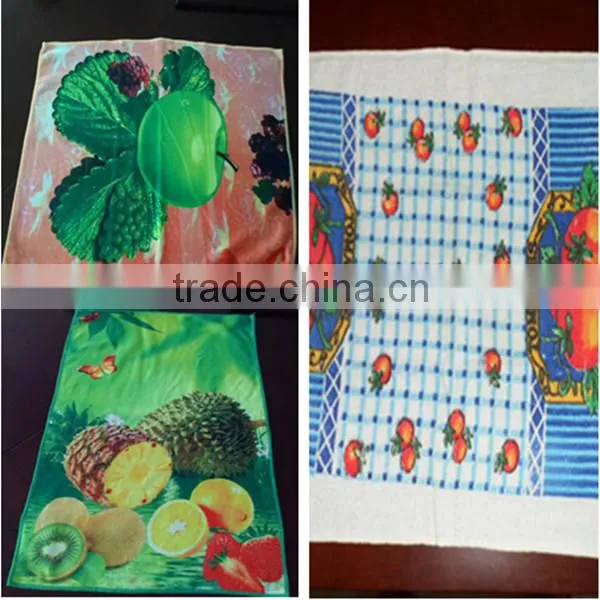 microfiber printed kitchen towel