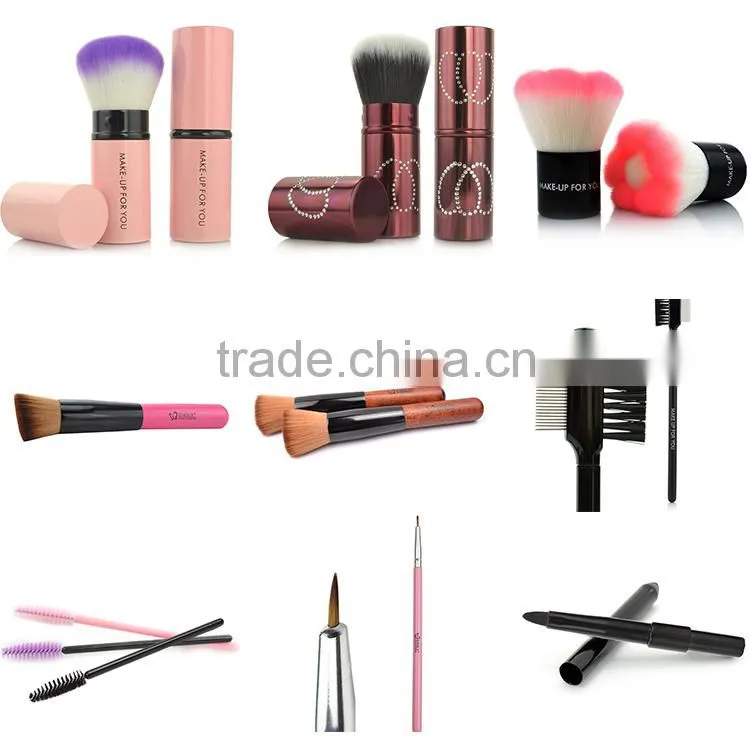 Individual Cup Holder Storage Case Vintage Cosmetic Bag For Makeup Brushes kit