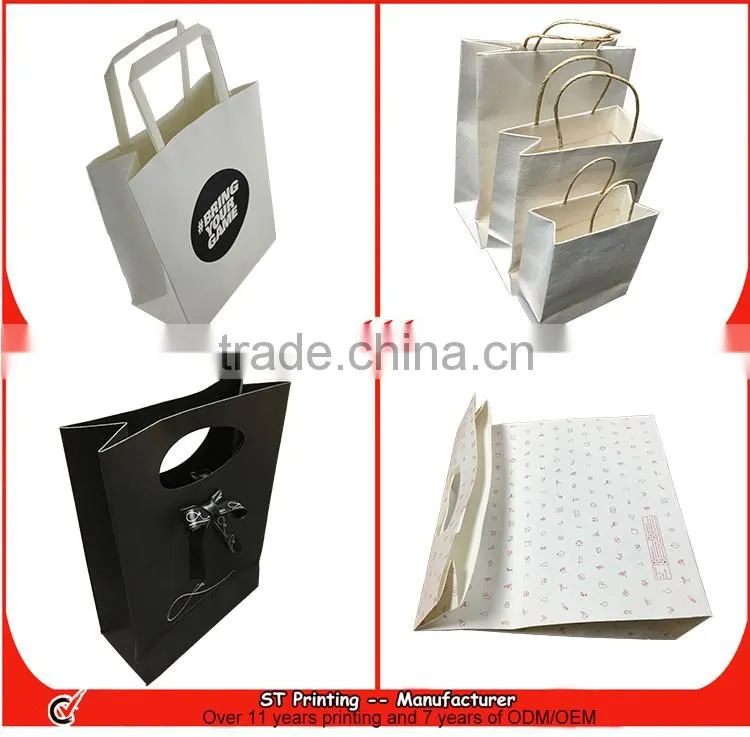 Garment Luxury paper bag with window