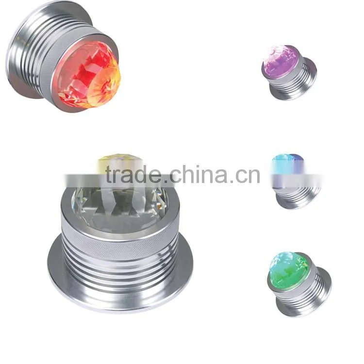 IP65 RGB 6W crystal led lamp