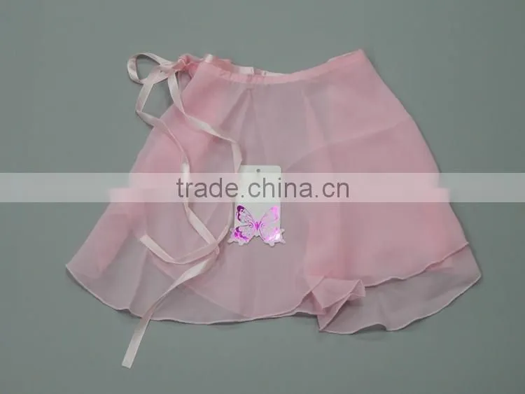 C2314 ballet wrap skirt High quality chiffon ballet skirt for girls wrap chiffon skirt for dance skirt