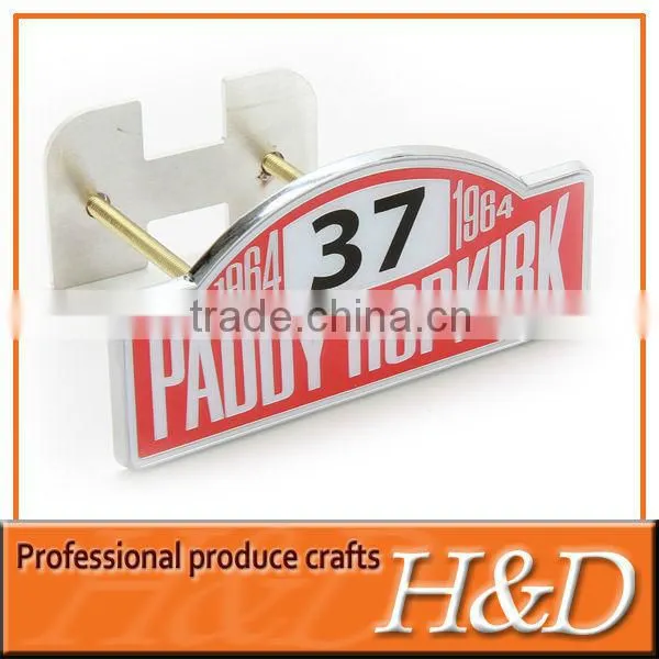 China 2013 best selling antique nameplate