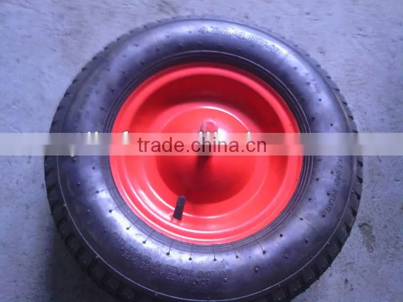 rubber Pneumatic wheel 4.00-8