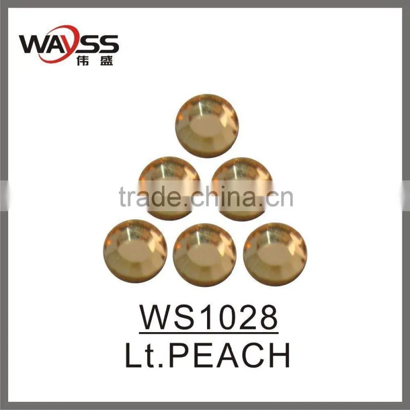Beautiful Good Quality Lt . Peach Loose Rhinestones For Clothing