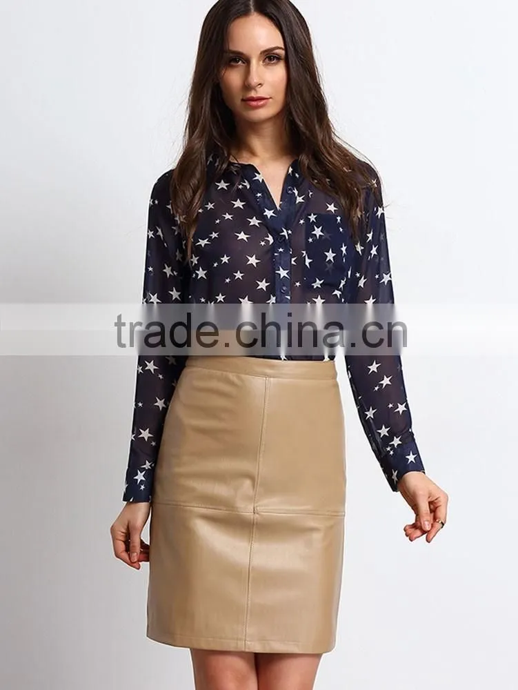 BQ-0031 LATEST SKIRT DESIGN PICTURES MIDI PENCIL SKIRT