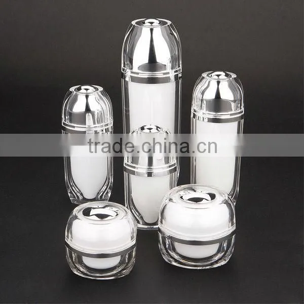 New style acrylic plastic jar container for cosmetic packaging